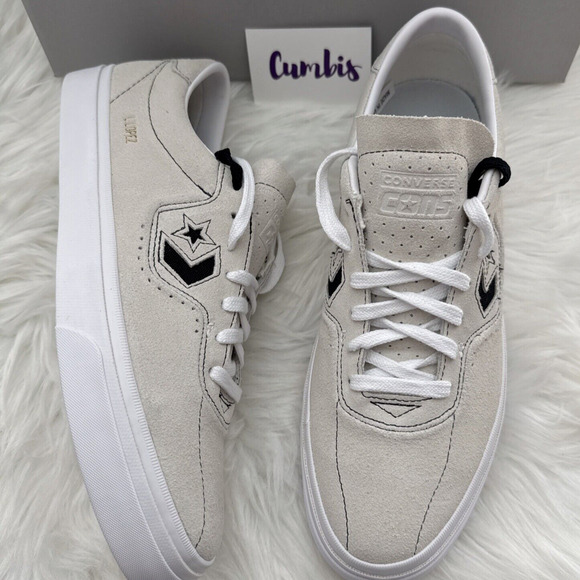 Converse Louie Lopez Pro Ox CONS Men's Sz 10 Wmns 11.5 Egret White Black A06236C - Picture 1 of 12